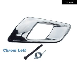 クローム/マットシルバー インサイド ドアハンドル トリム カバー マツダ BT50 2012-19 フォード レンジャー トラック フォード エベレスト 2015-2019 - Chrome Left