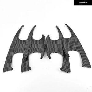 トヨタ カローラ 2014 - 18 カーボン クローム カー ドアハンドル カバー トリム ステッカー スタイリング アクセサリー - bowl