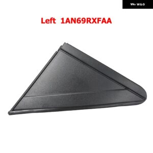 ドアミラー トライアングルプレート カバー フラッグ クライスラー タウンカントリー ダッジ グランドキャラバン 2008-2019 1AN69RXFAB 1AN68RXFAB - BLACK LEFT