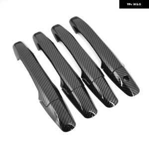 カーボン クローム カー ドアハンドル カバー 装飾 トリム ホンダ シビック 2006 - 11 スタイリング アクセサリー - carbon handle
