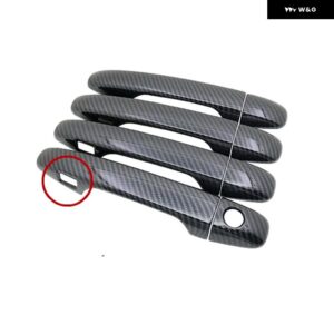 カーボン カー ドアハンドル カバー パッド トヨタ アベンシス T270 2010 - 18 スタイリング アクセサリー - keyless entry