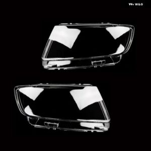 ジープ コンパス 2011-2016 ヘッドランプ シェル クリアランプシェード レンズ フロント ヘッドライト カバー ランプシェード プレキシガラス - 2pcs for pair light