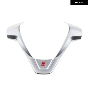 ABS ステアリングホイール トリム スパンコール ステッカー フォード フィエスタMK7エコスポーツフィーゴB-MAX KA+カー スタイリング 自動車アクセサリー - common red