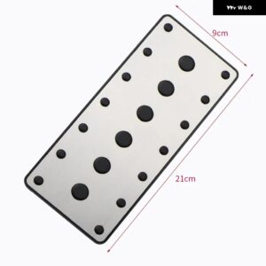 トヨタ C-HR CHR 2016 - 19 ステンレス フットペダル アクセルブレーキペダル 滑り止め パッド カバー AT - 1Pc Rest Pedal