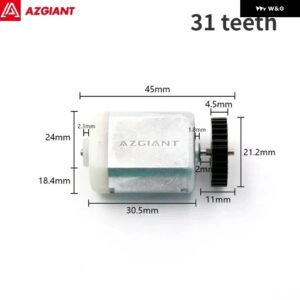 アウディ サイドドア セントラ ルロックモーター 12V アクチュエーター ハイパワーリペア センター エンジン FC280 汎用 - Motor B