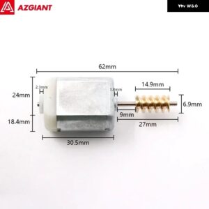 アウディ サイドドア セントラ ルロックモーター 12V アクチュエーター ハイパワーリペア センター エンジン FC280 汎用 - Motor H