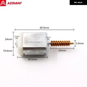 ダッジ サイドカードア セントラ ルロックモーター 12V DC アクチュエーター ハイパワーリペア センター エンジン FC280 DIY - Motor A