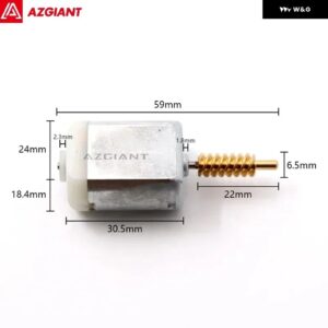 ダッジ サイドカードア セントラ ルロックモーター 12V DC アクチュエーター ハイパワーリペア センター エンジン FC280 DIY - Motor B
