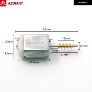 ダッジ サイドカードア セントラ ルロックモーター 12V DC アクチュエーター ハイパワーリペア センター エンジン FC280 DIY - Motor E