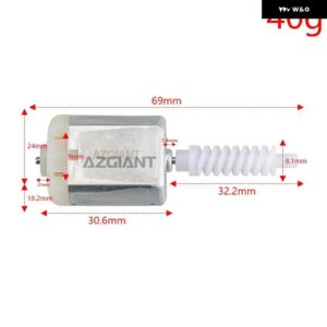 ダッジ サイドカードア セントラ ルロックモーター 12V DC アクチュエーター ハイパワーリペア センター エンジン FC280 DIY - Motor D