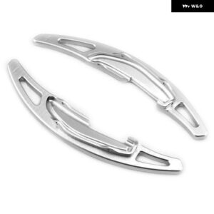 BMW M2 F87 M3 F80 M4 F82 F83 M5 F10 M6 F12 F13 X5M F85 X6M アルミ 合金 ステアリングホイール シフト パドル シフター エクステンション 2個 - Silver