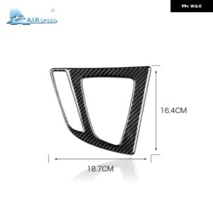 カーボン インテリア ギア シフト パネル カバー ステッカー BMW 3シリーズ F30 F34 320D 320I 328I 335I F36 428I 430I 435I アクセサリー - F30 F34 F36-RHD