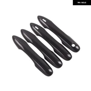 カーボンクロームハンドルカバー トリム トヨタ カローラオーリスE210 2019 - 21カーアクセサリー ステッカー オート スタイリング ハンドル - 2 Keyless Entry4