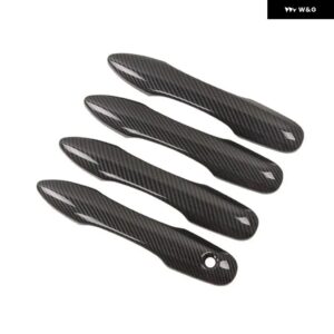 トヨタ カローラ オーリス E210 2019 - 21 カーボン クローム カー ドアハンドル カバー ボウル トリム ステッカー スタイリング アクセサリー - 0 Keyless Entry2