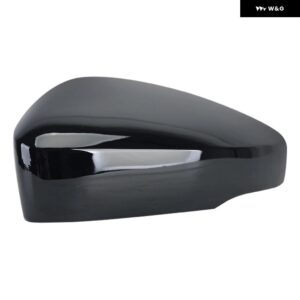 サイドバックミラー カバー キャップ VW ポロ 2009 2010 2011-2017 光沢ブラック穴 付きドアミラー カバー キャップ カーアクセサリー - 1 PC Left