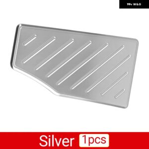 トヨタ RAV4 2019 - 24 RAV 4 XA50 ハイブリッドカー フットレスト ペダルカバー フットレスト ペダル滑り止め パッド アクセサリー - Silver