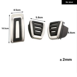 カー スタイリング スポーツフューエルブレーキ フットレスト カバー セット DSG シートレオン 5F MK3 2012-2020 オートアクセサリー - MT