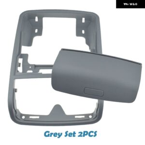 グレー/ベージュ オーバーヘッドグラス ホルダー ボックス VW ゴルフ MK5 MK6 ティグアン ジェッタ MK5 パサート B6 CC 1KD868837 1KD867489 1K0868837 - 2Pcs Gray Set