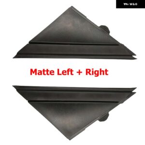 FIAT 500 2012-2017 モールディング ドアミラー トライアングルプレートカバー フラッグカバー フロントウィンドウ Aピラー トライアングル 1SH17KX7AA - Matte Texture L R