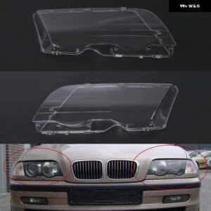 BMW 3シリーズ E46 98-01 LCI前期 4ドア車用 ヘッドライト レンズ カバー シェル - 1pcs for left light