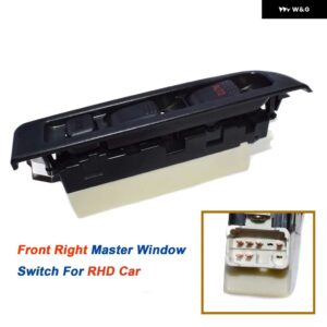 LHD / RHD フロント 左右パワーウィンドウスイッチ ISUZU NPR66/70PL NKR NQR70 NHR 24V 8973151840 8981472360 98147236-0 - Front Right RHD