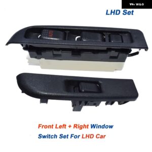 LHD / RHD フロント 左右パワーウィンドウスイッチ ISUZU NPR66/70PL NKR NQR70 NHR 24V 8973151840 8981472360 98147236-0 - 1 Set LHD