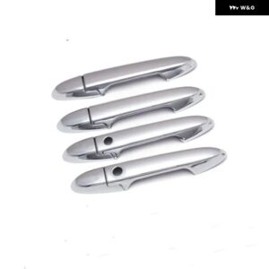 クローム ドアハンドル カバー トリム ホンダ /ジャズ 2014 - 20 スタイリング カーアクセサリー - silver 2 buttons