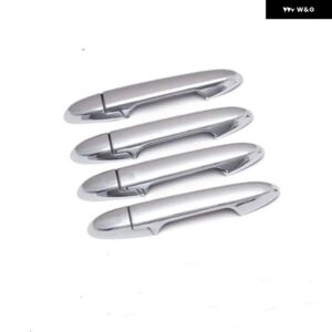 クローム ドアハンドル カバー トリム ホンダ /ジャズ 2014 - 20 スタイリング カーアクセサリー - silver 0 button