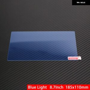 アウディ A4 B9 S4 2016 2017-2019 車用強化ガラス計器 パネル フィルム ダッシュボード ナビゲーション ステッカー アクセサリー - 8.7 inch Blue