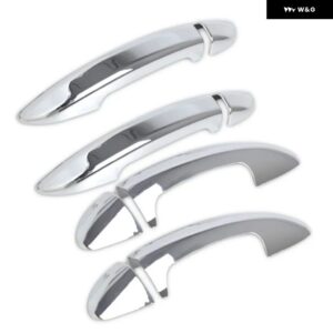 クロームカーボン車 ドアハンドル カバー トリム VW PASSAT B6 3C 2006 -2011 PASSAT CC 2009-2012 カー スタイリング アクセサリー - Silver