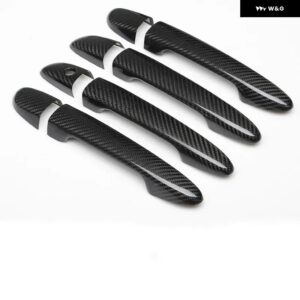 カーボン クローム カー ドアハンドル カバー 装飾 トリム マツダ 6 アテンザ 2013 2014 2015 2017 2018 2019 スタイリング アクセサリー - carbon no button