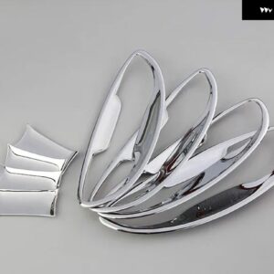 トヨタ カローラ アルティス 2014 - 18 クローム ドアハンドル カバー ボウルカップ トリム オーバーレイ カーアクセサリー - cup bowl