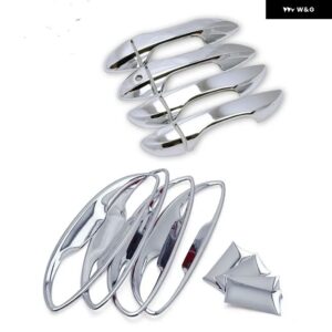トヨタ カローラ アルティス 2014 - 18 クローム ドアハンドル カバー ボウルカップ トリム オーバーレイ カーアクセサリー - handle and bowl