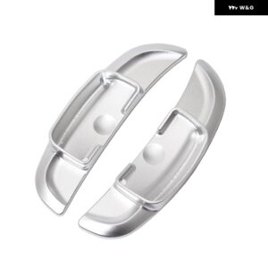 パドル シフト メルセデスベンツ A B E M クラス W204 W212 GLK CLA GLA 車用 ステアリングホイール パドル シフト エクステンション シフター DSG - Silver