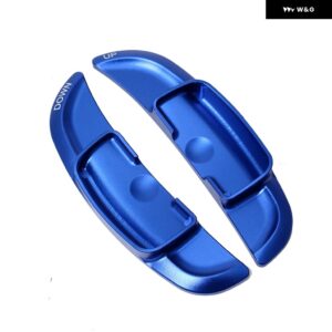 パドル シフト メルセデスベンツ A B E M クラス W204 W212 GLK CLA GLA 車用 ステアリングホイール パドル シフト エクステンション シフター DSG - Blue