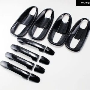 カーボン車 ドアハンドル ボウルカバー メルセデスベンツ ヴィト W447 メトリス ヴァレンテ V クラス 2014-2020 スタイリング ステッカー アクセサリー - carbon handle-bowl