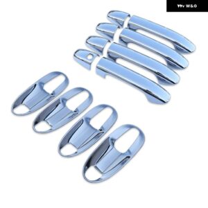 カーボン車 ドアハンドル ボウルカバー メルセデスベンツ ヴィト W447 メトリス ヴァレンテ V クラス 2014-2020 スタイリング ステッカー アクセサリー - silver handle-bowl