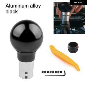 オートマチックカーギア ボックス ハンドル ギア シフト ノブスティック レバー ヘッド マツダ ホンダ シビック フィット - Aluminum-black