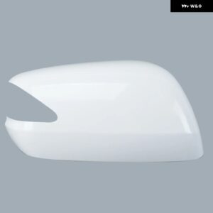ドアウィングミラー カバー キャップ ホンダ ホンダ ジャズ 2009 - 14 プライマーホワイトミラー シェル カーアクセサリー - 1PC Right