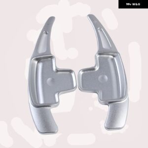 パドル シフター メルセデスベンツ A クラス A180 A200 A220 A250 W176 2013-2015 アルミ 合金 車用 ステアリングホイール シフト パドル 2個 - Silver