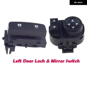 ウィンドウ コントロール ドアロック ミラー スイッチ 2007-2014 GMC SIERRA 1500 2500HD 3500HD CHEVY SILVERADO 15804093 25778970 20945224 - Door Lock Mirror 2pc