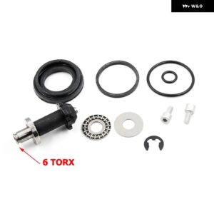 アウディ VW パサート リアブレーキ 電子モーター キャリパー リペアキット 6/12 TORX 2008-2014 カーパーツ 3C0998281 3C0998281A 3C0998281B - 6 TORX
