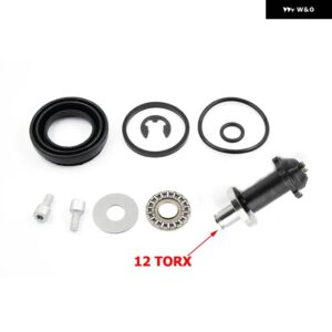アウディ VW パサート リアブレーキ 電子モーター キャリパー リペアキット 6/12 TORX 2008-2014 カーパーツ 3C0998281 3C0998281A 3C0998281B - 12 TORX