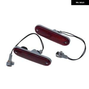 トヨタ RAV4 1996-2000 リア バンパー リフレクター サイドマーカーシグナルライト 81910-42010 TO2866101 81760-42010 8176042010 - Left Right 2pcs