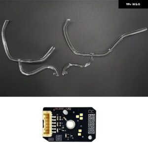 BMW 5シリーズ G30 G38 LCI 2017-2020 車用 DRL ヘッドライト ライトガイドストリップ 回路基板 光源基板 チップボード - For Right light