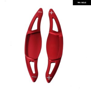 アルミ アドオン ステアリングホイール DSG ギア シフト パドル シフター エクステンション スズキ ビターラ SX4 S-CROSS スイフトスポーツ エスクード - Red