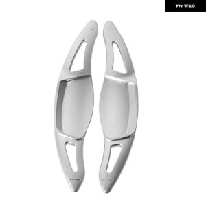 アルミ アドオン ステアリングホイール DSG ギア シフト パドル シフター エクステンション スズキ ビターラ SX4 S-CROSS スイフトスポーツ エスクード - Silver