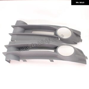 VW キャディ 2004 - 10 カー スタイリング フロント 9 LED フォグランプ ライト + グリル カバー + ワイヤー - pair grille