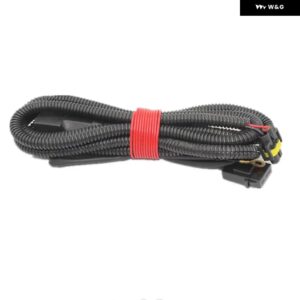 VW キャディ 2004 - 10 カー スタイリング フロント 9 LED フォグランプ ライト + グリル カバー + ワイヤー - 1pc wire