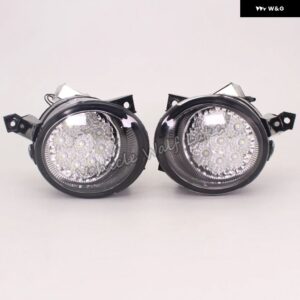 VW キャディ 2004 - 10 カー スタイリング フロント 9 LED フォグランプ ライト + グリル カバー + ワイヤー - Pair LED Light